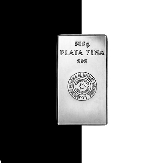 Lingote de plata 500g Lingote de plata 500g